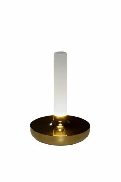 Utebelysning|Utebelysning|Jotex Bordslampa Biarritz USB Guld