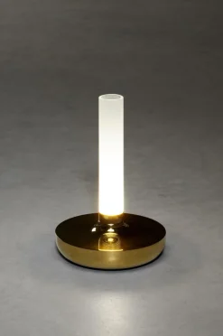 Utebelysning|Utebelysning|Jotex Bordslampa Biarritz USB Guld