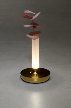 Utebelysning|Utebelysning|Jotex Bordslampa Biarritz USB Guld