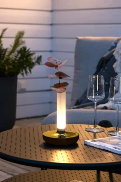 Utebelysning|Utebelysning|Jotex Bordslampa Biarritz USB Guld