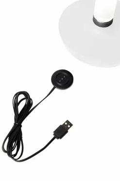 Bordslampor|Utebelysning|Jotex Bordslampa Biarritz USB Vit