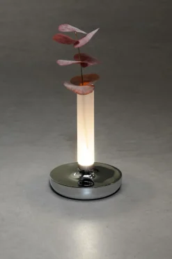 Utebelysning|Utebelysning|Jotex Bordslampa Biarritz USB Silver