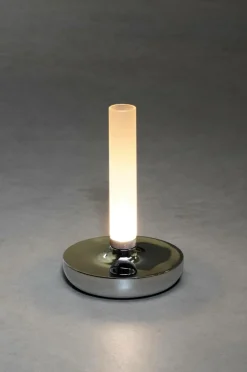 Utebelysning|Utebelysning|Jotex Bordslampa Biarritz USB Silver