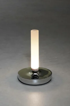 Utebelysning|Utebelysning|Jotex Bordslampa Biarritz USB Silver