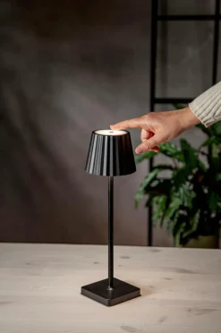 Utebelysning|Utebelysning|Jotex Bordslampa Maia Usb Svart