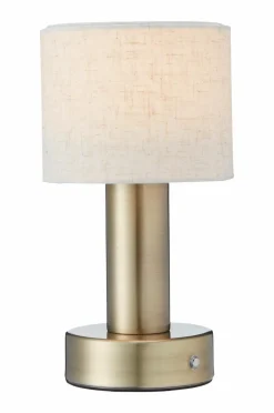 Bordslampor|Jotex Bordslampa Tiara Laddbar Brass