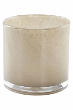 Ljuslyktor|Jotex BOSS Ljuslykta - Höjd 12 Cm Varmgrå