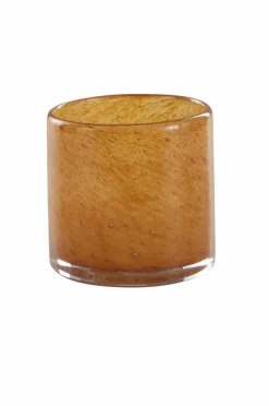 Ljuslyktor|Jotex BOSS Ljuslykta - Höjd 8,5 Cm Senapsbrun