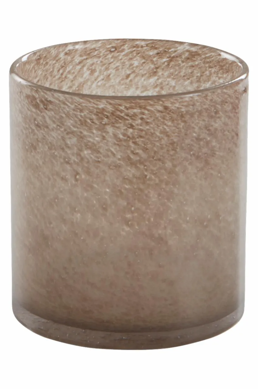 Ljuslyktor|Jotex BOSS Ljuslykta - Höjd 16 Cm Beigelila