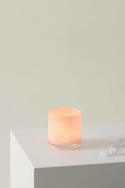 Ljuslyktor|Jotex BOSSY Ljuslykta - Höjd 8 Cm Ljus persika