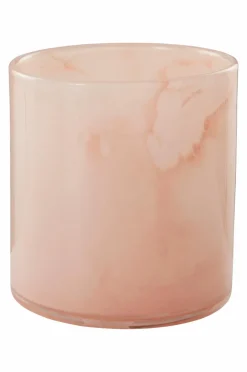 Ljuslyktor|Jotex BOSSY Ljuslykta - Höjd 16 Cm Ljus persika