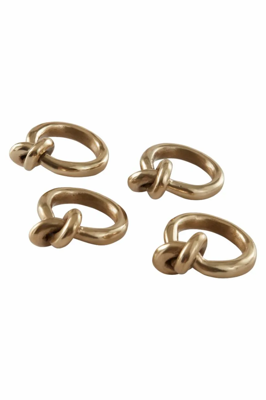 Kökstillbehör|Jotex BOWIE Servettring 4-pack Guld