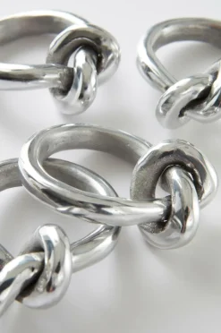 Kökstillbehör|Jotex BOWIE Servettring 4-pack Silver