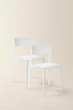Utestolar & Utepallar|Utemöbler|Jotex BRANTEVIK Stol 2-pack Vit