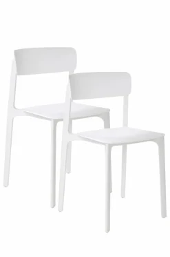 Utestolar & Utepallar|Utemöbler|Jotex BRANTEVIK Stol 2-pack Vit