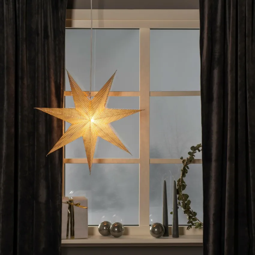Julbelysning|Jotex BRASS Julstjärna 60 Cm Mässing