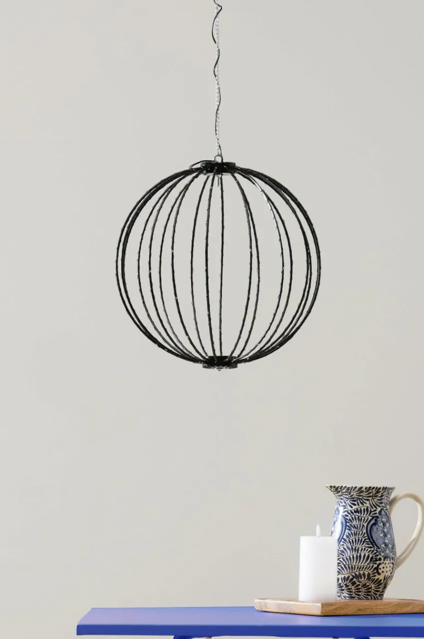 Utebelysning|Utebelysning|Jotex BREEZE Hängande Dekoration LED ø 40 Cm Svart