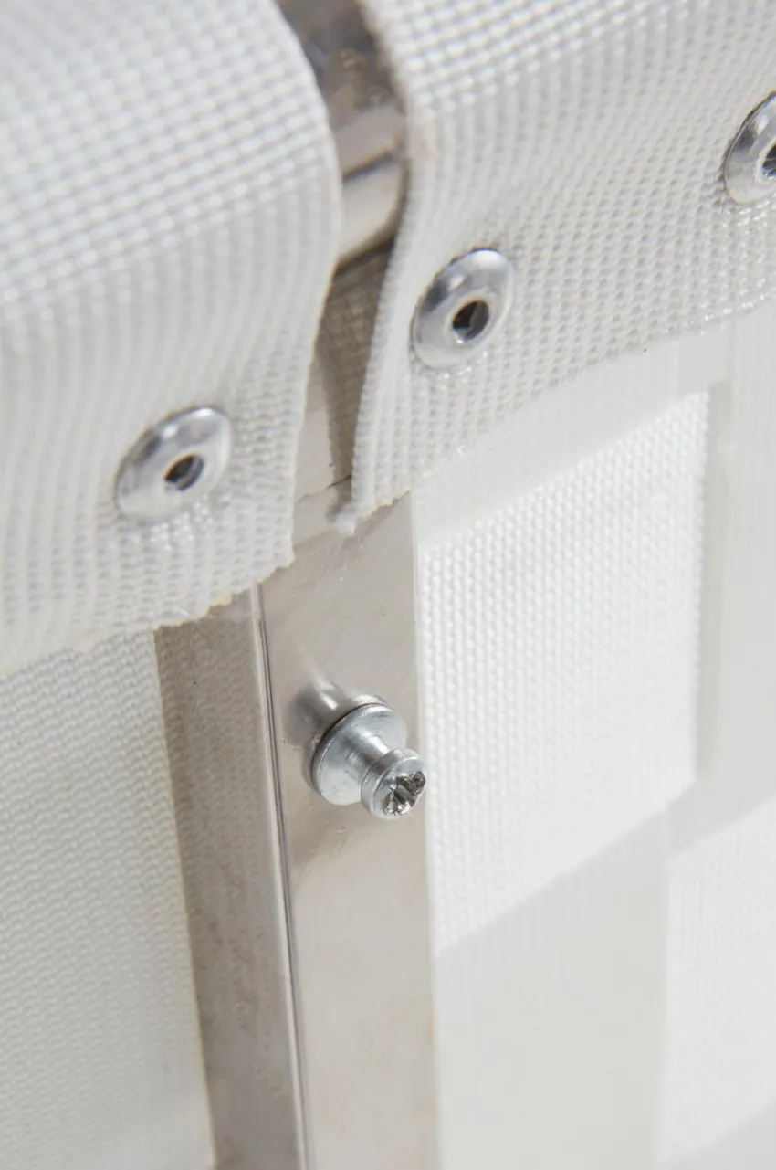 Sänggavlar|Jotex BREMEN Sänggavel 180 Cm Krom/vit