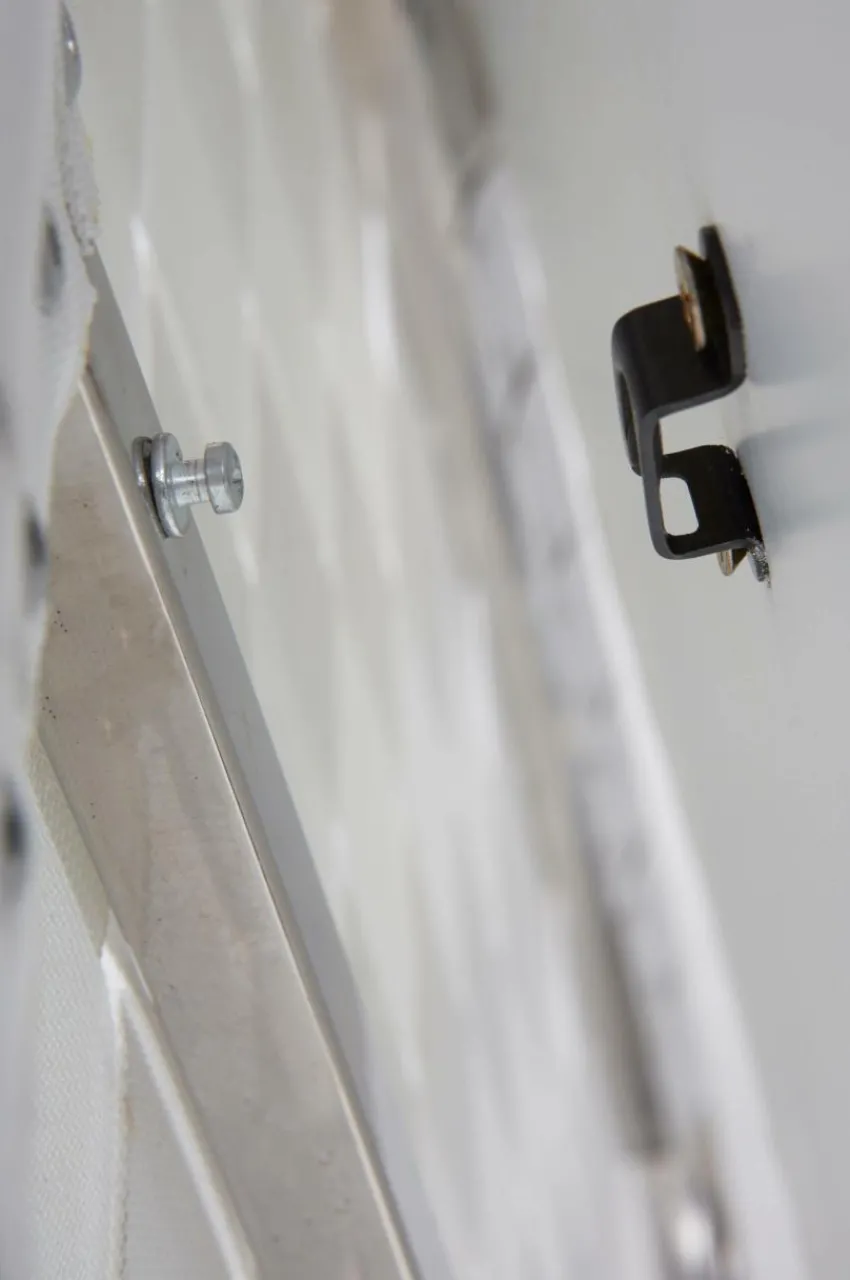 Sänggavlar|Jotex BREMEN Sänggavel 180 Cm Krom/vit