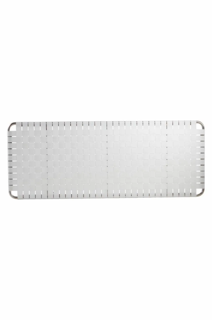 Sänggavlar|Jotex BREMEN Sänggavel 180 Cm Krom/vit