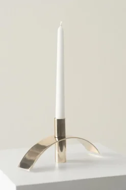 Ljusstakar|Jotex BRIDGET Ljusstake- Stor Guld