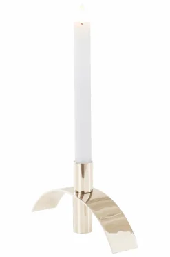Ljusstakar|Jotex BRIDGET Ljusstake- Stor Guld