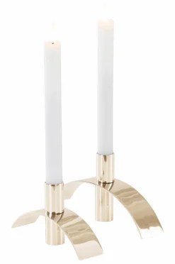 Ljusstakar|Jotex BRIDGET Ljusstake- Stor Guld