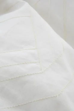 Påslakanset|Jotex BRYONA Påslakan Vit/beige