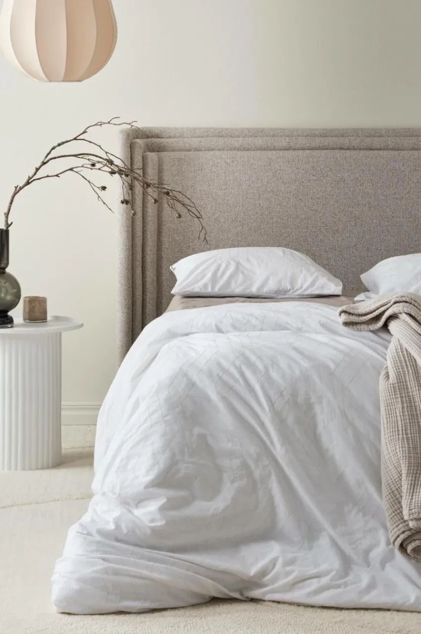 Påslakanset|Jotex BRYONA Påslakanset Dubbelsäng Vit/beige