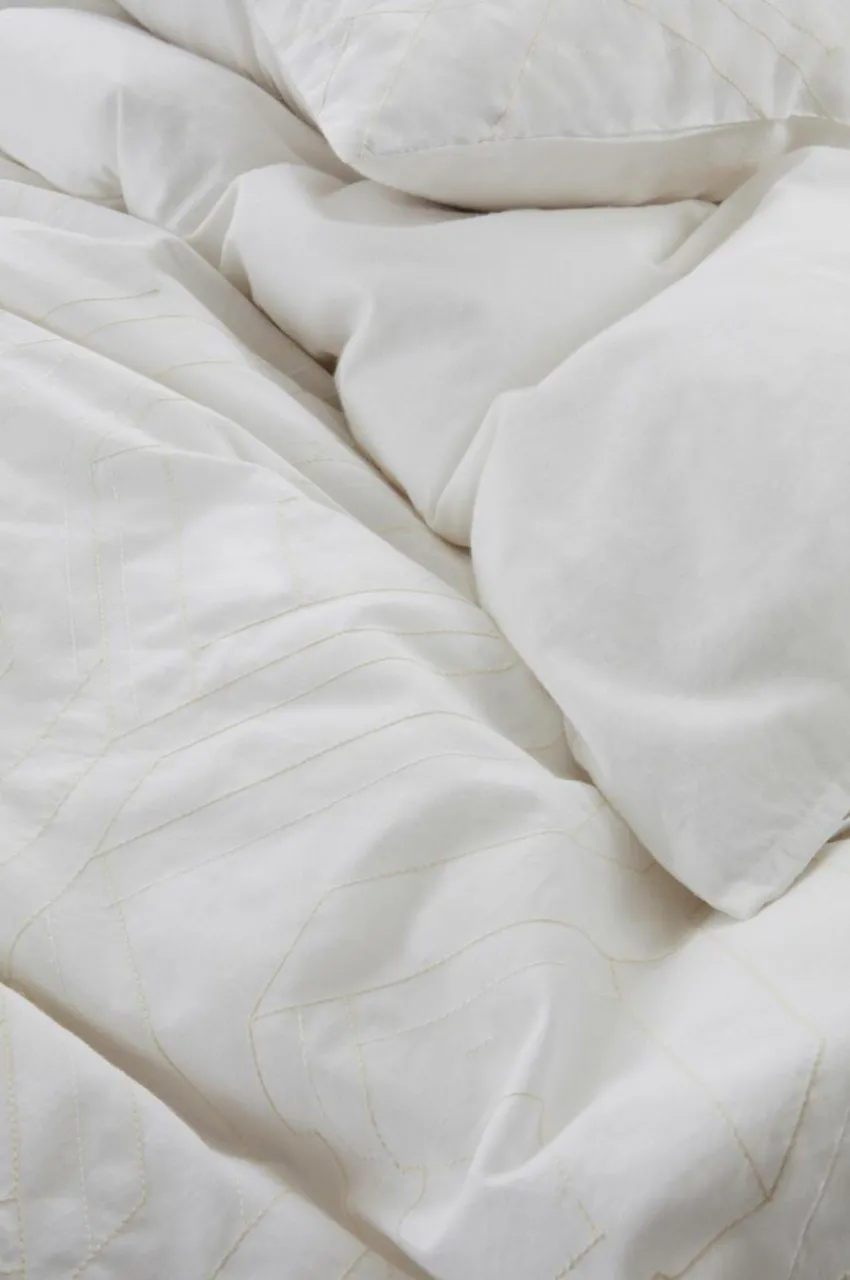 Påslakanset|Jotex BRYONA Påslakanset Enkelsäng Vit/beige