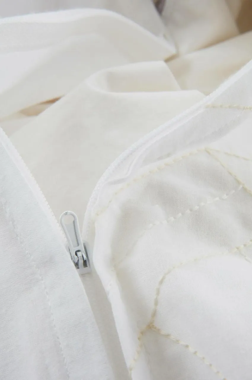 Påslakanset|Jotex BRYONA Påslakanset Enkelsäng Vit/beige