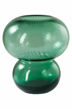 Vaser|Jotex BUBBLAN Glasvas - Höjd 19,5 Cm Grön