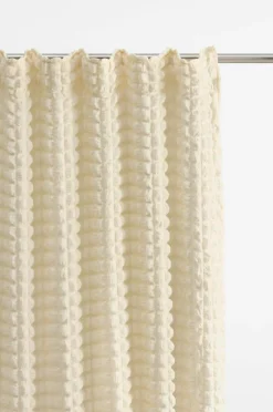 Multifunktionsgardiner|Jotex BUBBLY Multifuktionsgardin - 1 Längd Naturvit
