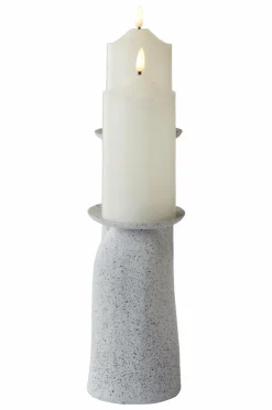 Ljusstakar|Jotex BUILDER Ljusstake Vit/prickig