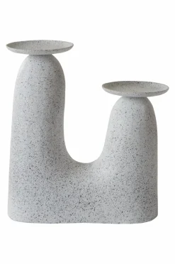 Ljusstakar|Jotex BUILDER Ljusstake Vit/prickig