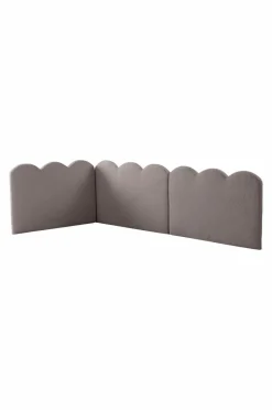 Barnmöbler|Barnmöbler Deal|Jotex BURLEY TEDDY Sänggavel 90 Cm Grå teddy