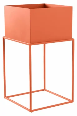 Utekrukor|Krukor|Jotex BYRON Kruka Med Ställning 32x32 Cm Orange