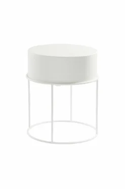 Bord|Jotex BYRON Sidobord ø 40 Cm Vit