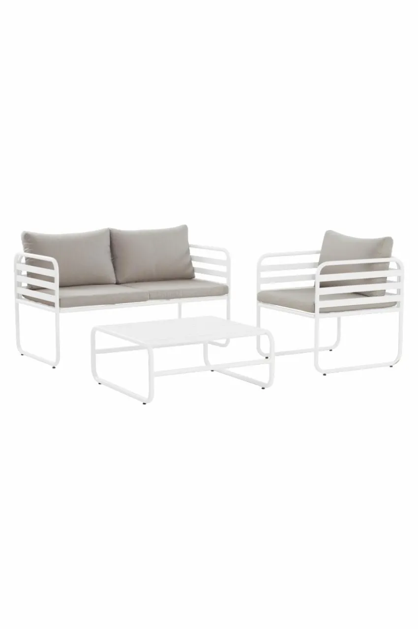 Utesoffor & Utebänkar|Loungemöbler|Jotex CADIZ Loungesoffa Vit