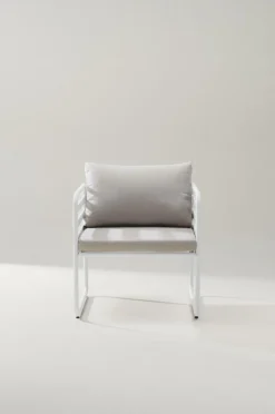 Utefåtöljer|Loungemöbler|Jotex CADIZ Loungestol Vit