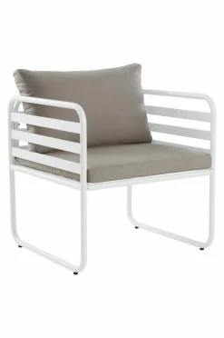 Utefåtöljer|Loungemöbler|Jotex CADIZ Loungestol Vit