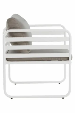 Utefåtöljer|Loungemöbler|Jotex CADIZ Loungestol Vit