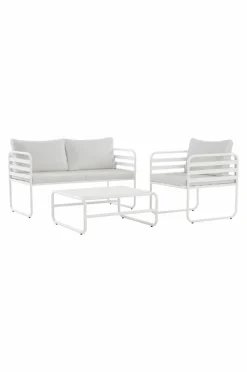 Utefåtöljer|Loungemöbler|Jotex CADIZ Loungestol Vit