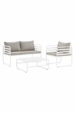 Utefåtöljer|Loungemöbler|Jotex CADIZ Loungestol Vit