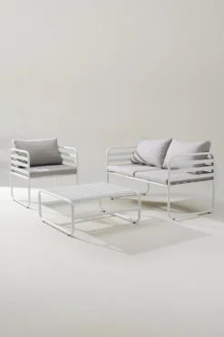 Utebord|Utemöbler|Jotex CADIZ Soffbord Vit