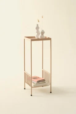 Bord|Jotex CALANCA Sidobord 25,5X25,5 Cm Beige