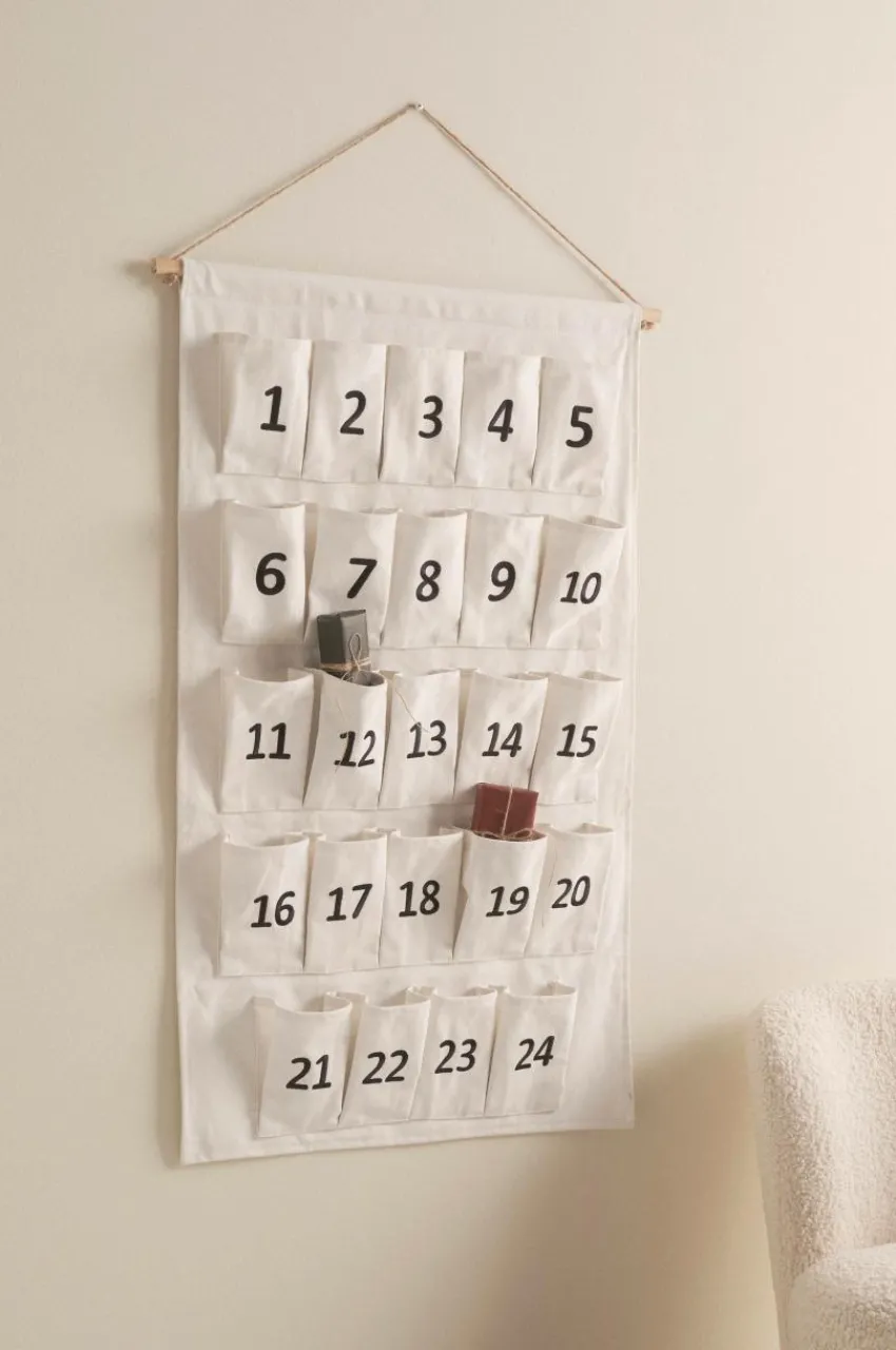 Juldekoration|Barndekoration|Jotex CALENDIE Julkalender Vit