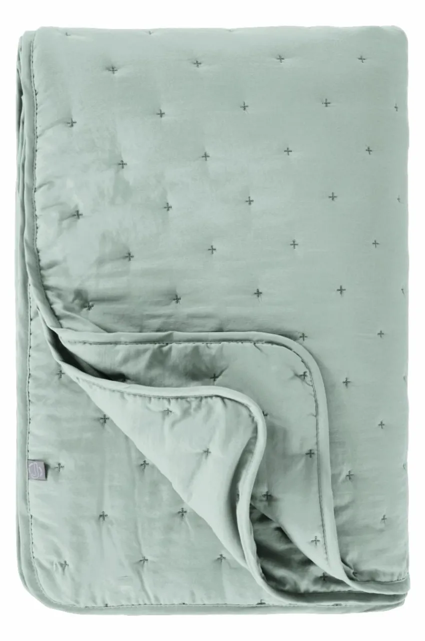 Överkast|Jotex CALM överkast - Dubbelsäng 260x260 Cm Grågrön