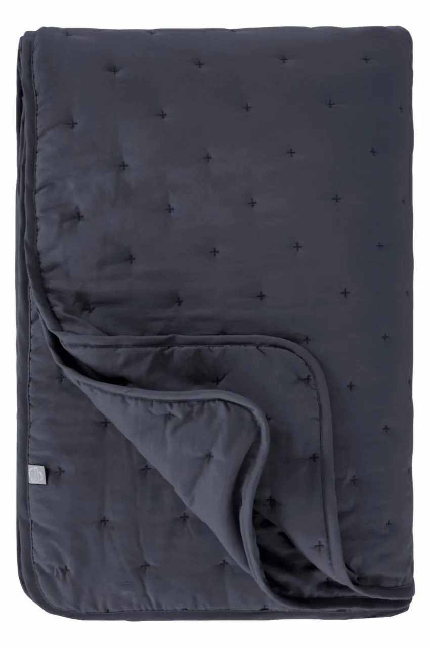 Överkast|Jotex CALM överkast - Enkelsäng 150x250 Cm Mörkgrå