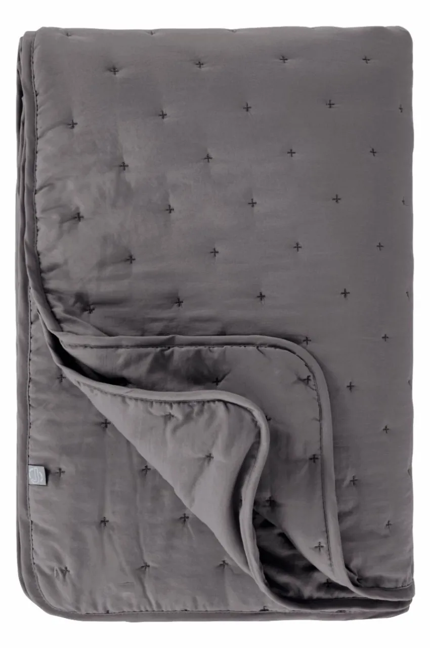 Överkast|Jotex CALM överkast - Enkelsäng 150x250 Cm Ljusgrå